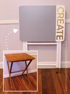 میز لگو DIY قابل حمل