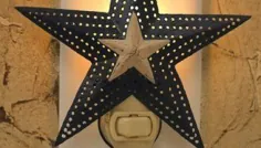 نور شب Black Star Star by Park Designs - هدایا و دکورهای دریاچه اری