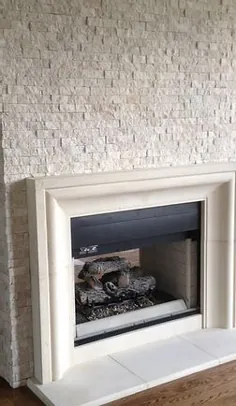 شومینه سنگ ریخته گری |  سنگ آهک Mantel Surround |  شومینه های پیش ساخته