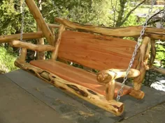 صندلی چرخشی چوبی روستایی خود بسازید |  پروژه های شما @ OBN