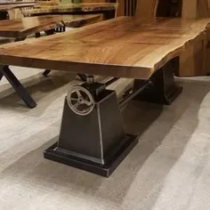پایه میز آهنی قاب میز ناهار خوری استیل میز صنعتی |  اتسی