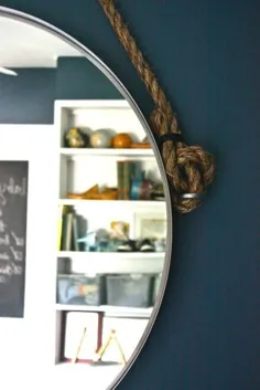 آینه طناب DIY: هک IKEA با الهام از سخت افزار بازیابی