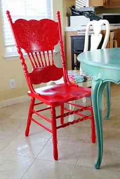صندلی داغ قرمز
