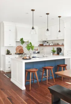 این ایده های جذاب رنگ آشپزخانه روح شما را در فضای آشپزی نفس می کشد