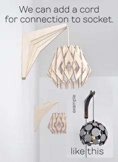 چراغ سبک چوبی دیواری پلاستیکی پلاستیکی در دیوار برنجی مدرن |  اتسی