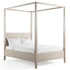 Bee & Willow Bed تخت خواب سایبان چوب خانگی در طبیعی | حمام تختخواب و فراتر از کانادا