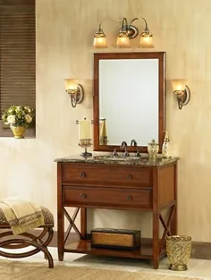 حمام سنتی ترکیبی از چوب های گیلاس و خنثی های گرم است.  |  لامپ به علاوه