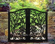 دروازه باغ هنری - دروازه استیل زینتی - پروانه ، طبیعت