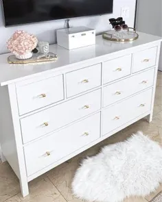 کمد 8 کشوی HEMNES - سفید ، تنظیم شده در LTK