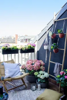 Balkon einrichten: Tipps und Ideen für den (sommerlichen) بالكون