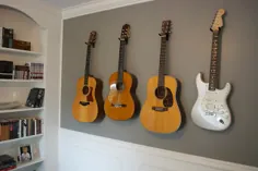دارنده گیتار دیواری دیواری |  خانه و بوم DIY Blog