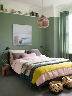 51 اتاق خواب سبز همراه با نکات و لوازم جانبی برای کمک به شما در طراحی خود