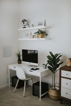 نحوه ایجاد یک فضای کاری دنج در اتاق خواب خود - زندگی در رنگ