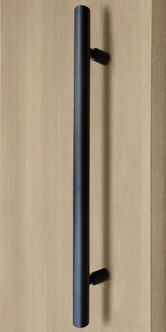 سری Pro-Line: دستگیره کششی نردبان با ستون های گردن شناور - پشت به پشت ، مات مات با پوشش پودر ، آلیاژ فولاد ضد زنگ 304 درجه