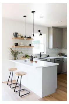 طراحی آشپزخانه مینیمالیستی کوچک