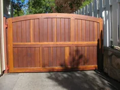 لس آنجلس - Wood Driveway Gates ، Swinging Driveway Gates ، Driveway Gates