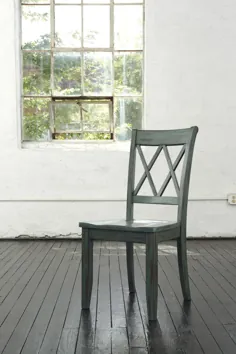 صندلی کناری اتاق ناهارخوری مستلر آبی / سبز (2 / CN)