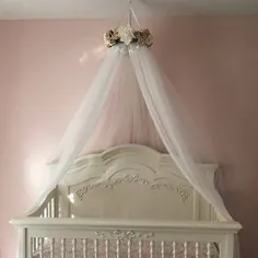سایبان تختخواب دست ساز HETTIE گلدان سایبان تختخواب کودک |  اتسی
