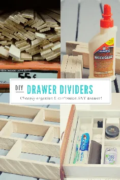 آسان و مقرون به صرفه- DIY DRAWER ORGANIZER