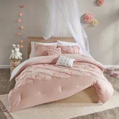 Home Essence Kids Melody Reversible 100٪ پنبه راحتی ، صورتی