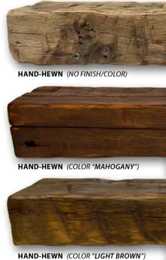 مانتوهای شومینه دستی - ساخته شده با چوب اصلاح شده
