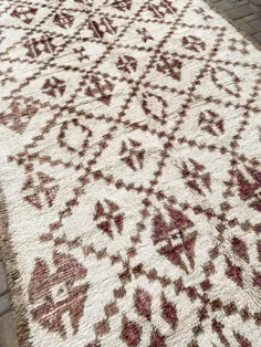 فرش Star Lord Vintage Berber فرش مراکشی Beni Ourain Wool |  اتسی