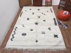 فرش های رزرو شده 7x10 شرقی فرش مراکشی فرش Beni ourain |  اتسی