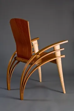 صندلی میز سه بعدی |  مبلمان چوب سخت - ست رولاند