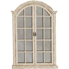 DecMode 31 "W، 45" H Mirror Overmantel Mirror، Cream، Set of 1 - Walmart.com