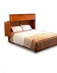 تختخواب کابینت - سیستم تختخواب را با حافظه مخفی کنید