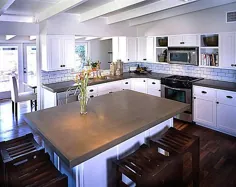 میزهای آشپزخانه بتونی - ایده ها ، مراقبت ها و پیمانکاران - شبکه بتن