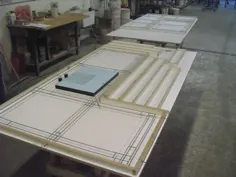 تشکیل صفحات میز بتنی - بیاموزید که چگونه یک میز بتونی درست کنید