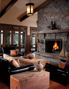 نگاهی بیندازید به اقامتگاه چوبی و سنگی دنیس کوئید در مونتانا