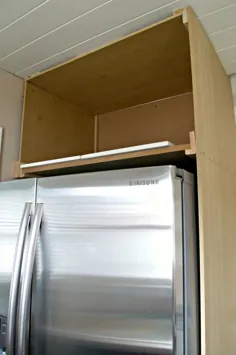 نحوه ساخت کابینت یخچال DIY