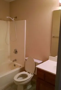 آسان حمام قدیمی حمام با بودجه کوچک DIY