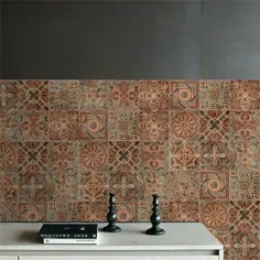 برچسب کاشی دیواری آشپزخانه حمام چسب Vintage مراکش