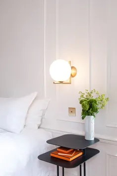〚آپارتمان سفید جذاب در پاریس〛 ◾ عکس ◾ ایده ها ◾ طراحی