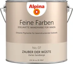 Alpina Feine Farben No. 07 "ZAUBER DER WÜSTE" - Zartes Sandbeige