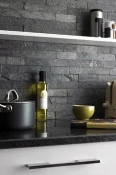 60 ایده برتر از سنگهای آشپزخانه برای پشت پرده - طراحی داخلی