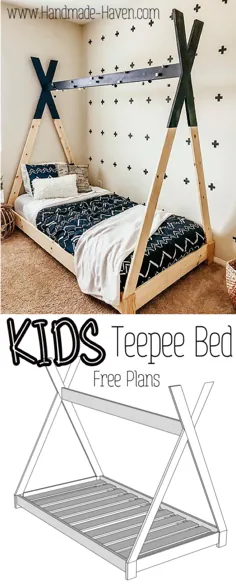 تخت کودک Teepee بچه ها