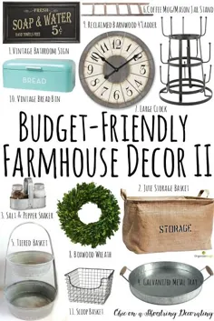 Fixer Upper Farmhouse Decor پیدا می کند ، مقرون به صرفه است!