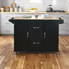 سبد آشپزخانه HOMESTYLES Liberty Black با چوب طبیعی Top-4510-95 - انبار خانه