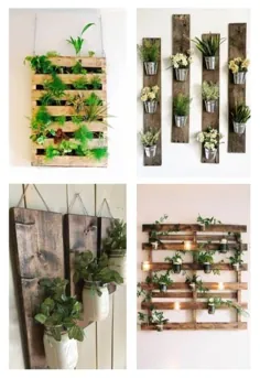 بازیافت پالت چوبی: 10 ایده برای پوشاندن دیوار • 1001 پالت