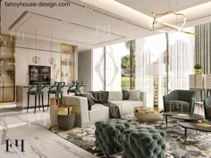 طراحی داخلی مدرن برای یک خانه لوکس در دبی |  احترام گذاشتن
