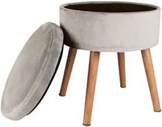 نیمکت Vanity نیمکت آرایشی چهارپایه میز اروپایی چهارپایه ساده اتاق خواب مدفوع خلاقانه کم برای کفش ذخیره سازی مدفوع صندلی پا ناخن (رنگ: خاکستری روشن ، اندازه: 3441 سانتی متر)