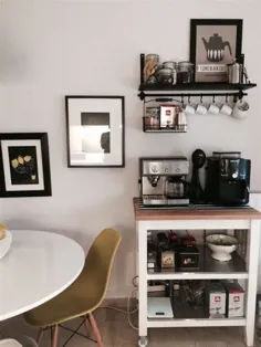 50 ایده برتر بار قهوه آشپزخانه - Bib and Tuck