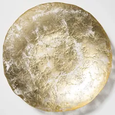 صفحه تزئینی شیشه ای ماه به رنگ طلایی