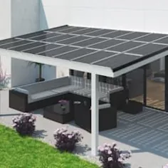 سقف تراس شیشه ای خورشیدی solarterrassen & carportwerk gmbh بالکن ، ایوان و لوازم جانبی تراس و دکوراسیون |  احترام گذاشتن