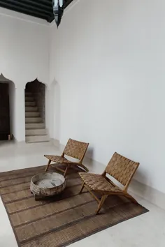 خانه تعطیلات هفته: یک مینیمال مینیمالیستی در Marrakech’s Medina