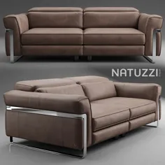 مبل natuzzi fidelio مدل 3D